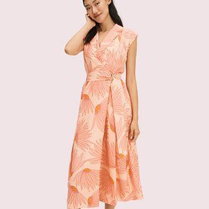 Kate Spade Falling Flower Jacquard Dress Sz 0 NWT